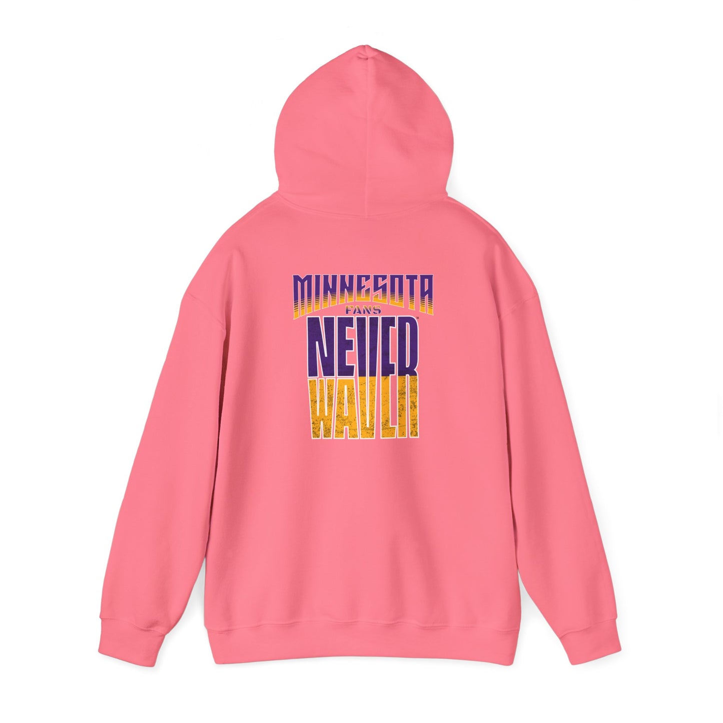 Minnesota Fans Never Waver Unisex Heavy Blend™ Hooded Sweatshirt