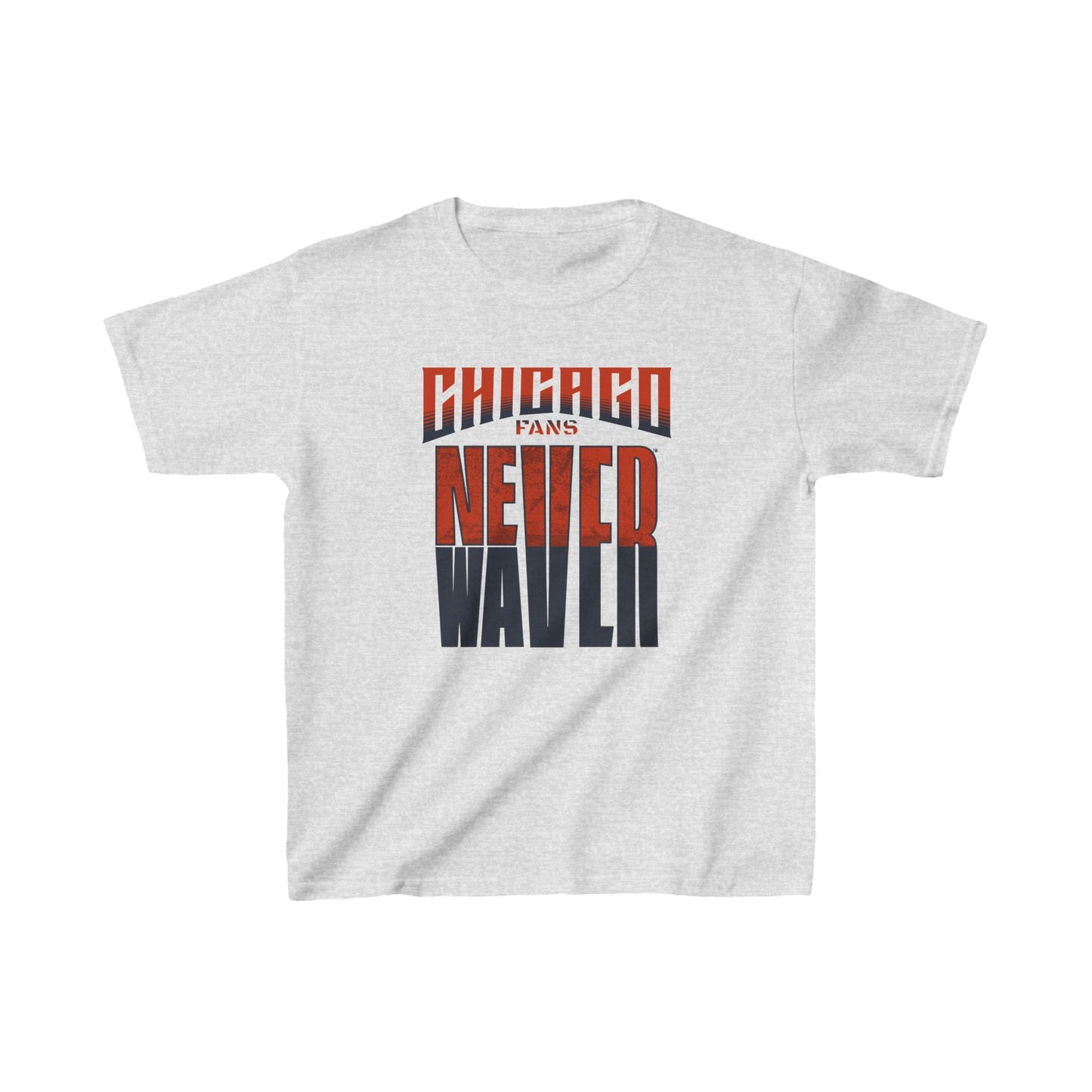 Chicago Fans Never Waver Kids Heavy Cotton™ Tee