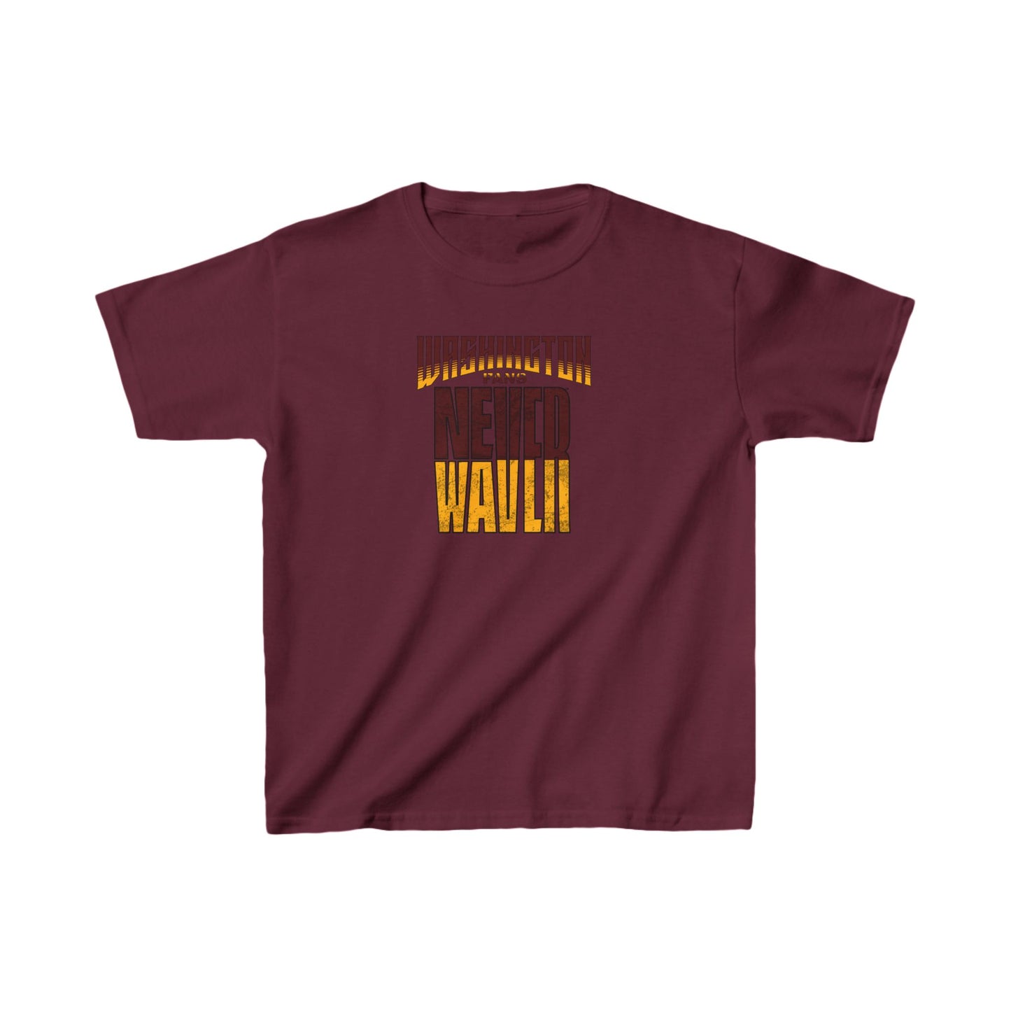 Washington Fans Never Waver Kids Heavy Cotton™ Tee