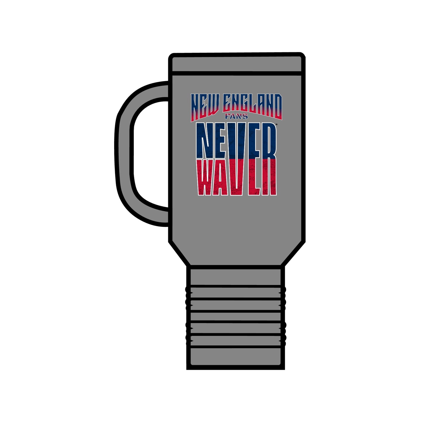 New England Fans Never Waver Insulated Travel Mug, 40oz