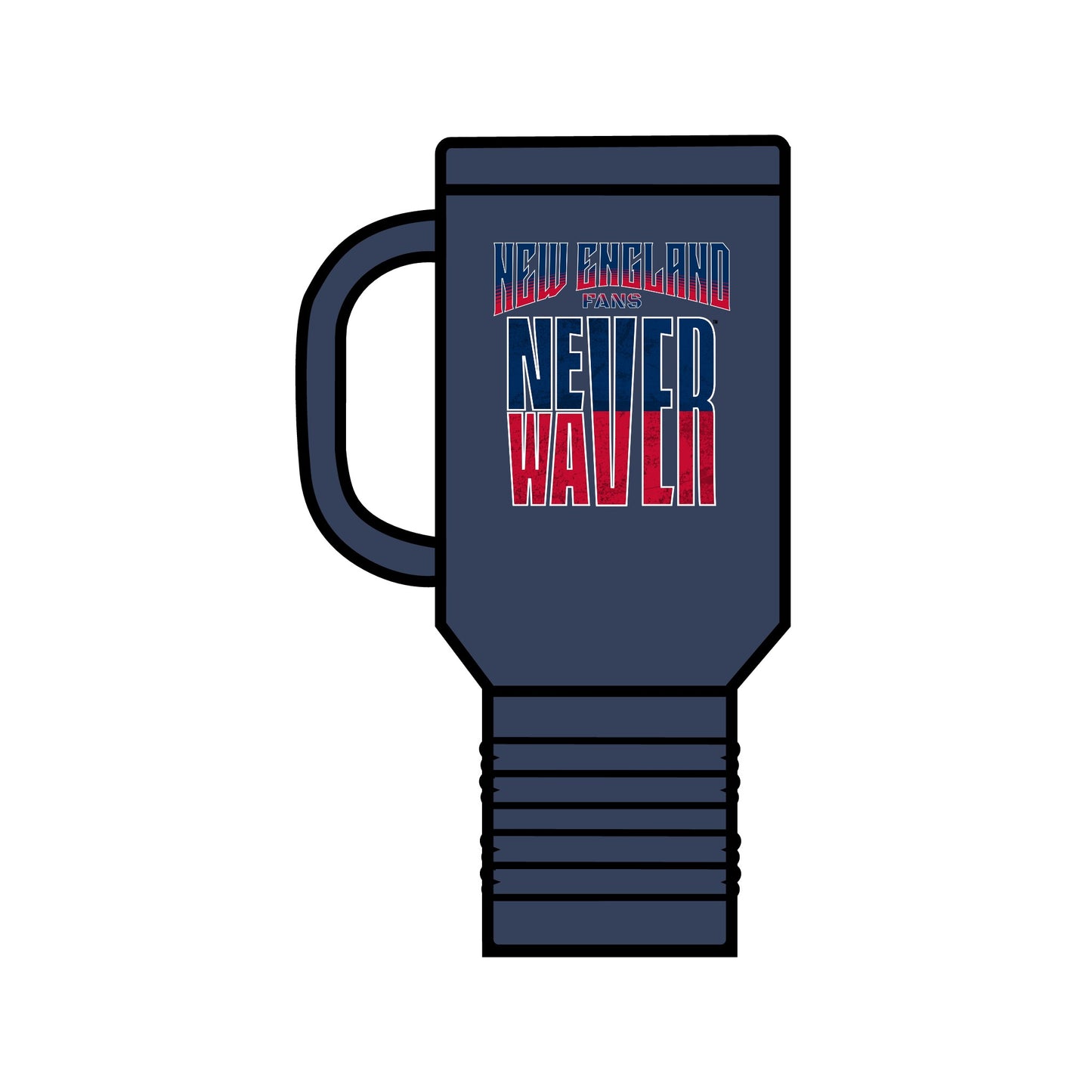 New England Fans Never Waver Insulated Travel Mug, 40oz