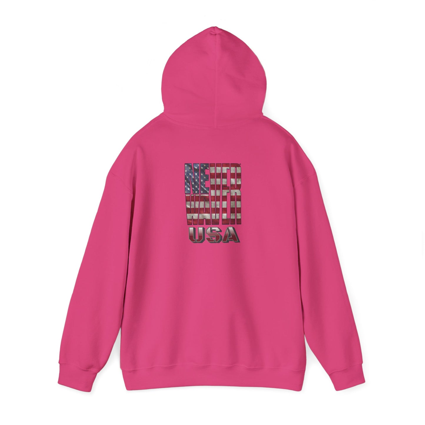 Never Waver USA Unisex Heavy Blend™ Hooded Sweatshirt