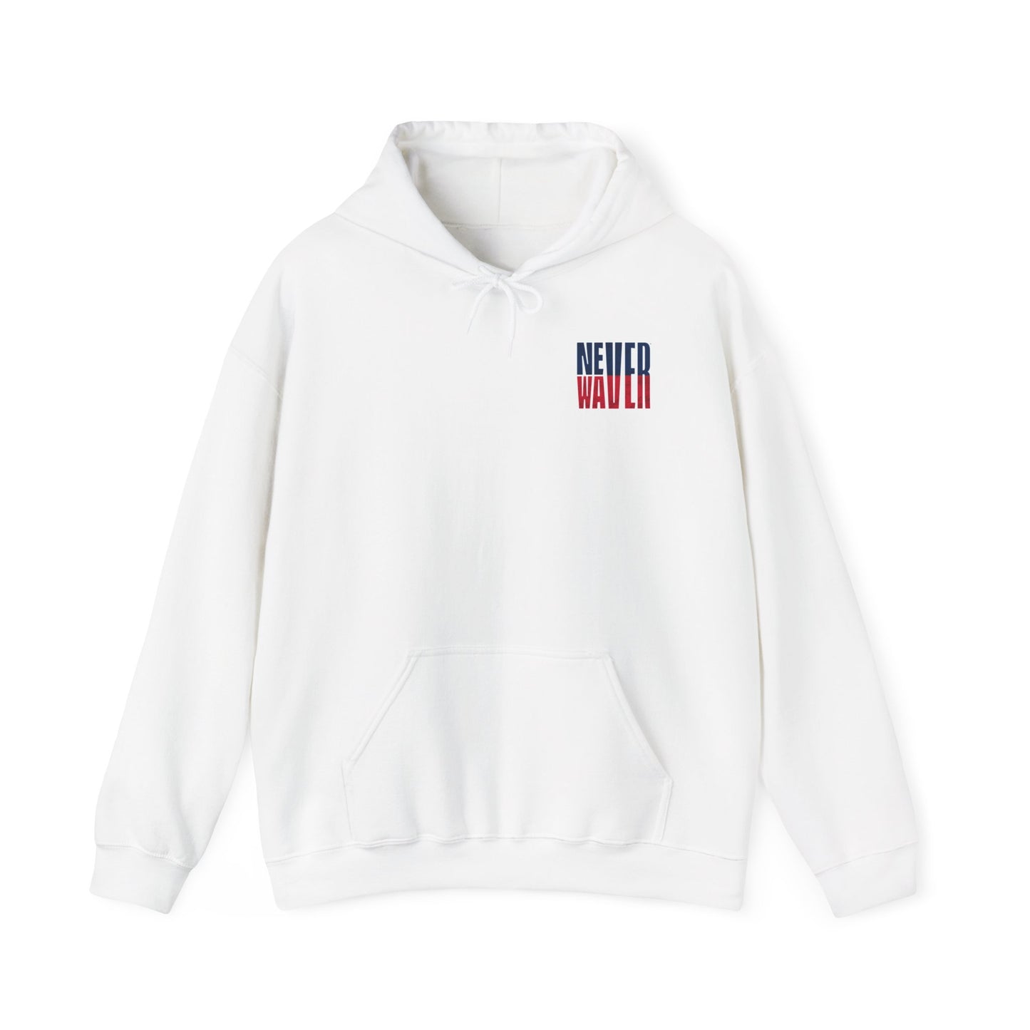 New England Fans Never Waver Unisex Heavy Blend™ Hooded Sweatshirt