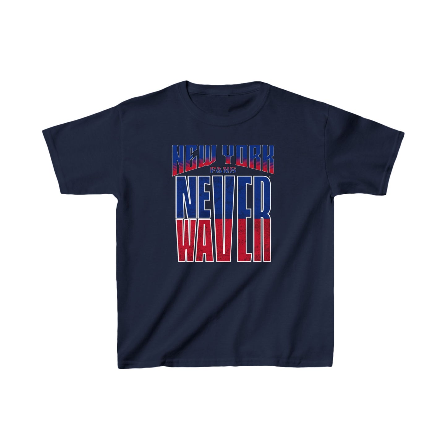 New York Fans Never Waver Kids Heavy Cotton™ Tee