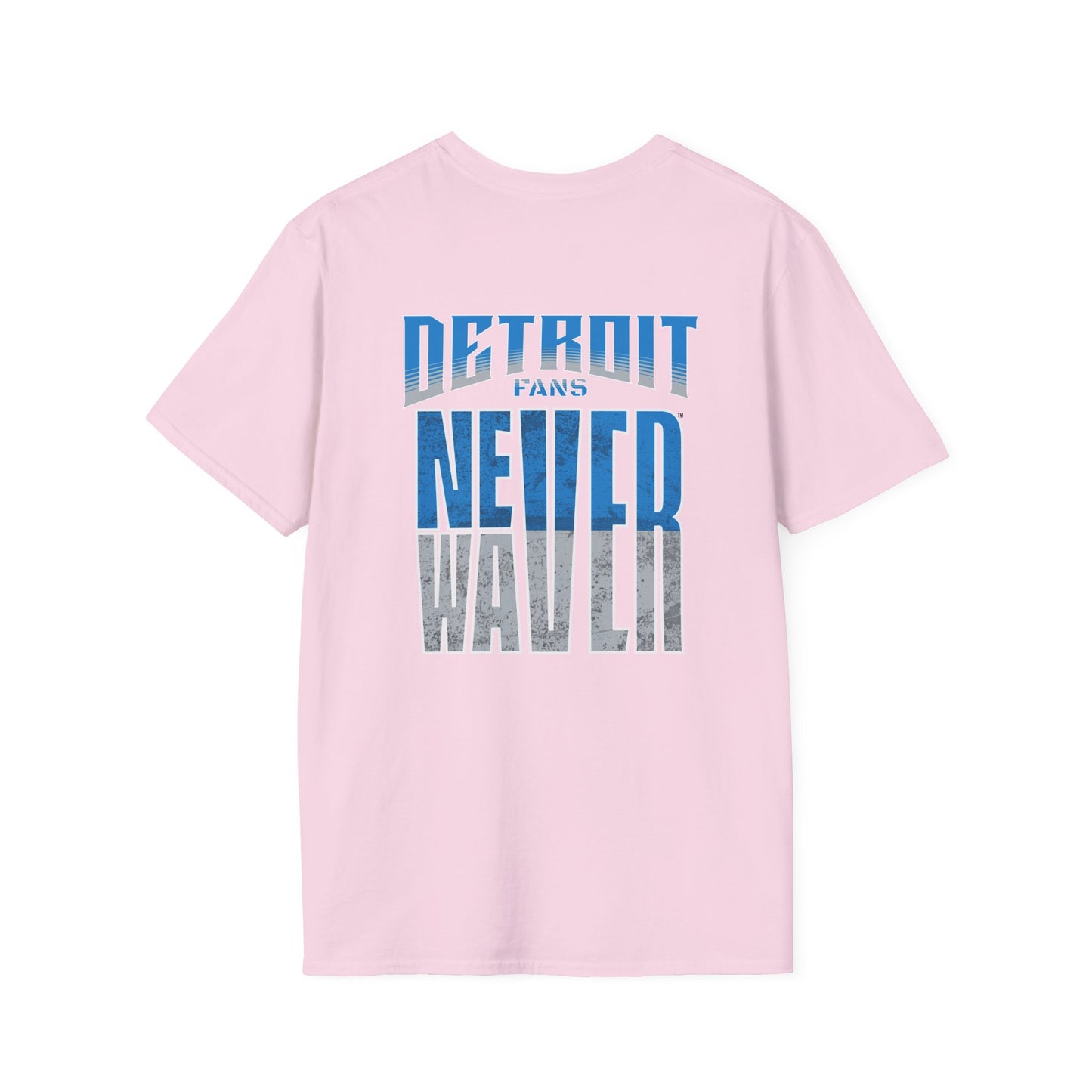 Detroit Fans Never Waver Unisex Softstyle T-Shirt