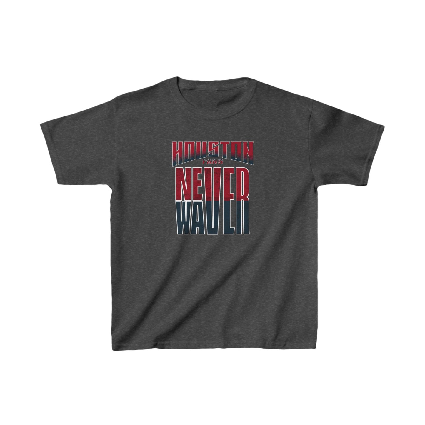 Huston Fans Never Waver Kids Heavy Cotton™ Tee