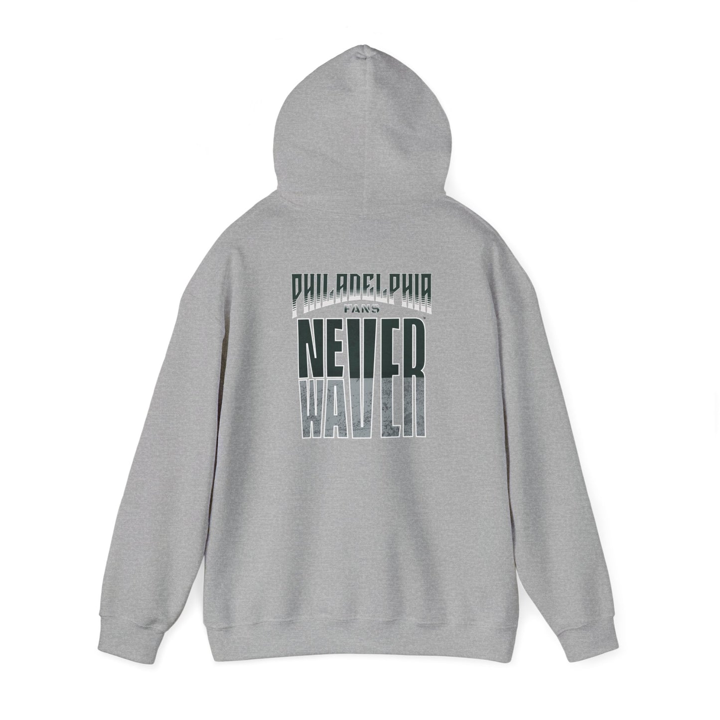 Philadelphia Fans Never Waver Unisex Heavy Blend™ Hooded Sweatshirt