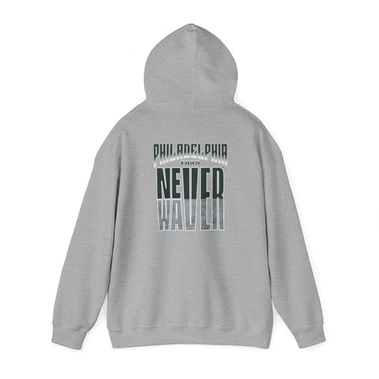 Philadelphia Fans Never Waver Unisex Heavy Blend™ Hooded Sweatshirt