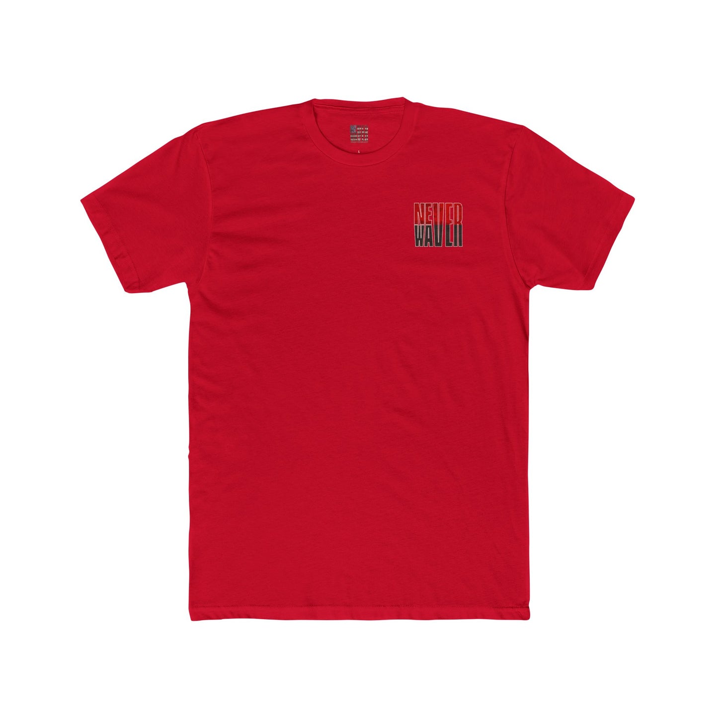 Tampa Bay Fans Never Waver Unisex Cotton Crew Tee