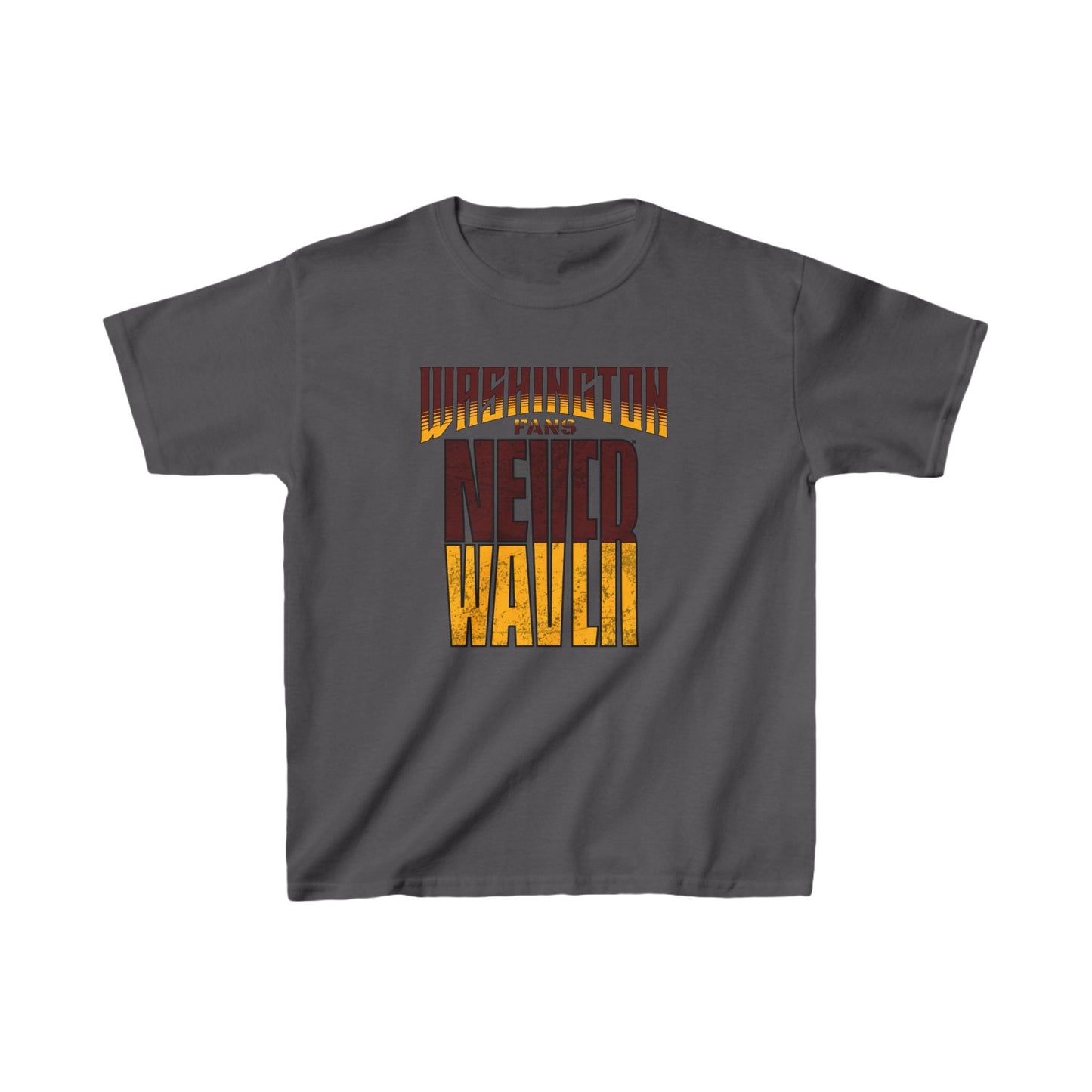 Washington Fans Never Waver Kids Heavy Cotton™ Tee