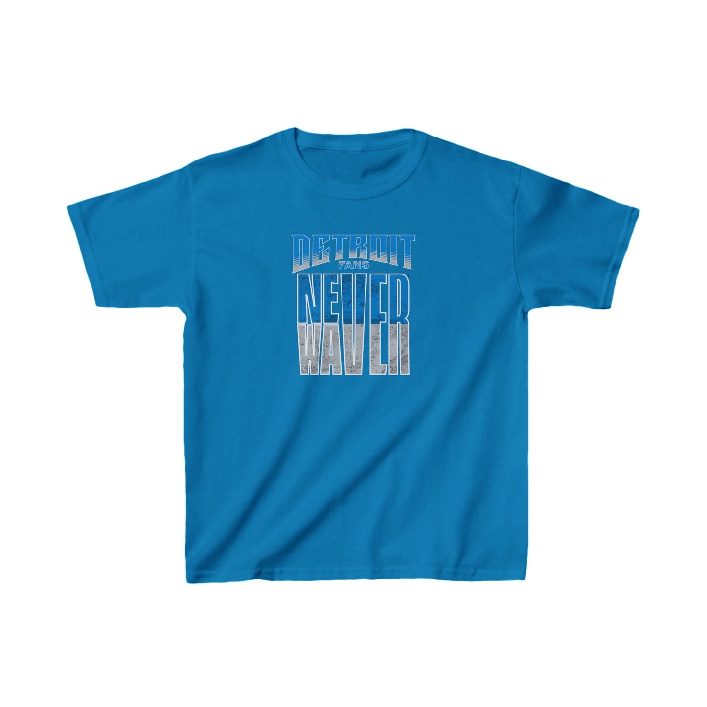 Detroit Fans Never Waver Kids Heavy Cotton™ Tee