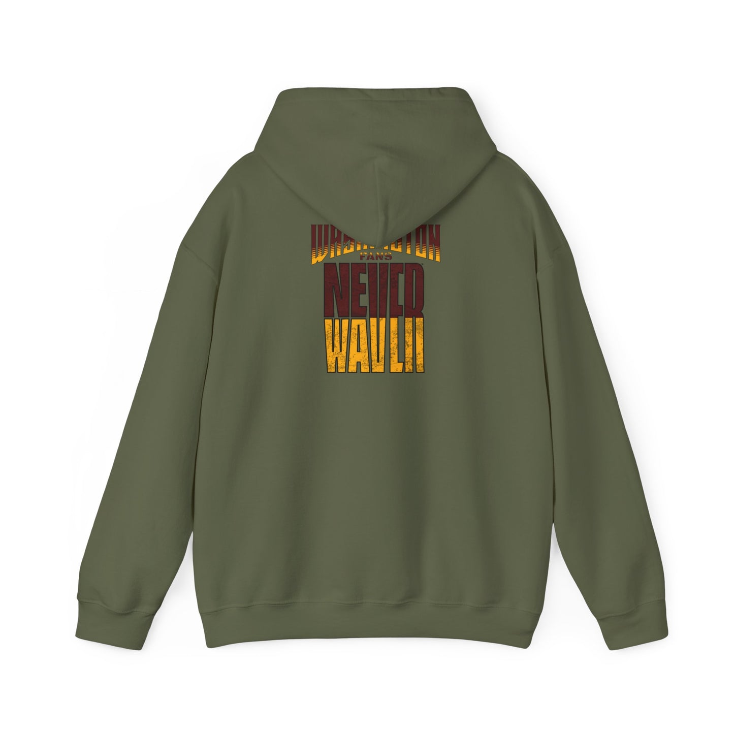 Washington Fans Never Waver Unisex Heavy Blend™ Hooded Sweatshirt