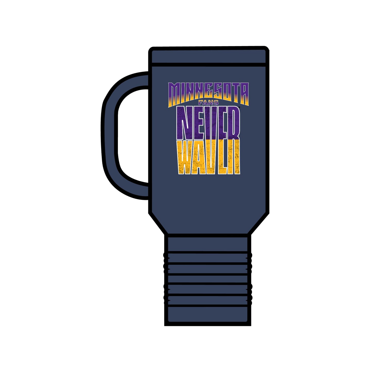 Minnesota Fans Never Waver Insulated Travel Mug, 40oz