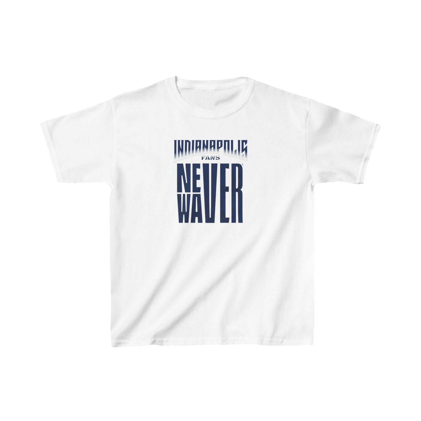 Indianapolis Fans Never Waver Kids Heavy Cotton™ Tee