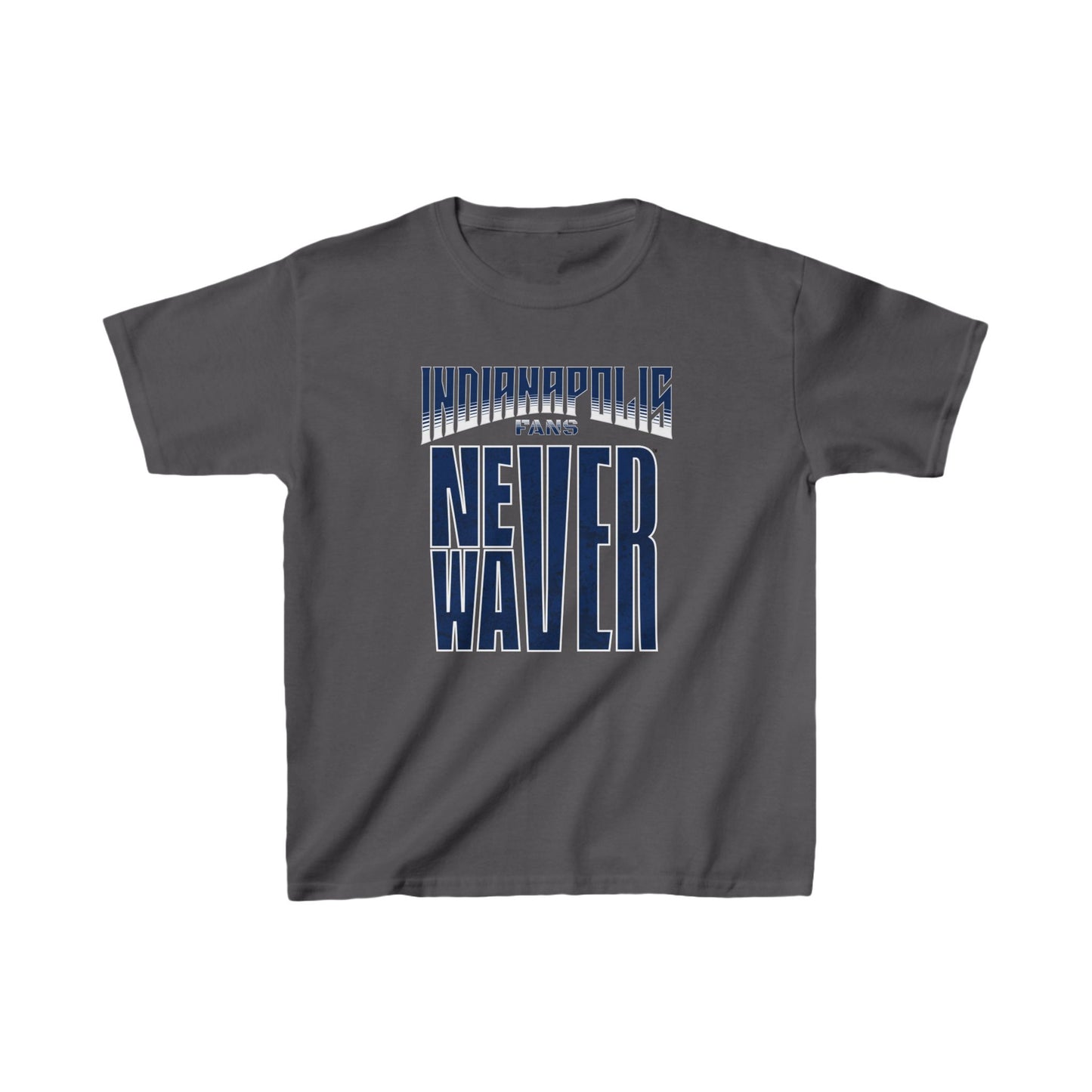 Indianapolis Fans Never Waver Kids Heavy Cotton™ Tee