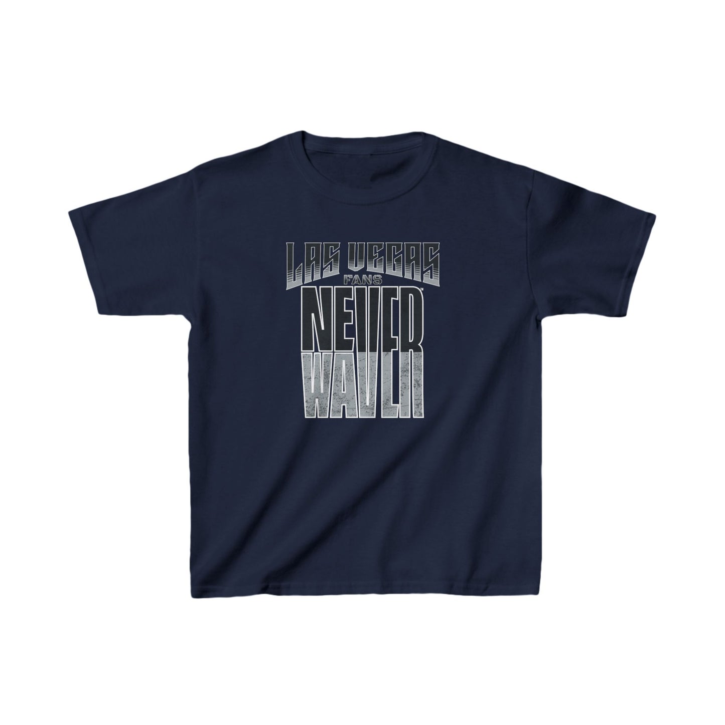 Las Vegas Fans Never Waver Kids Heavy Cotton™ Tee