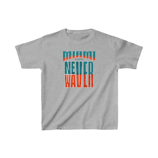 Miami Fans Never Waver Kids Heavy Cotton™ Tee