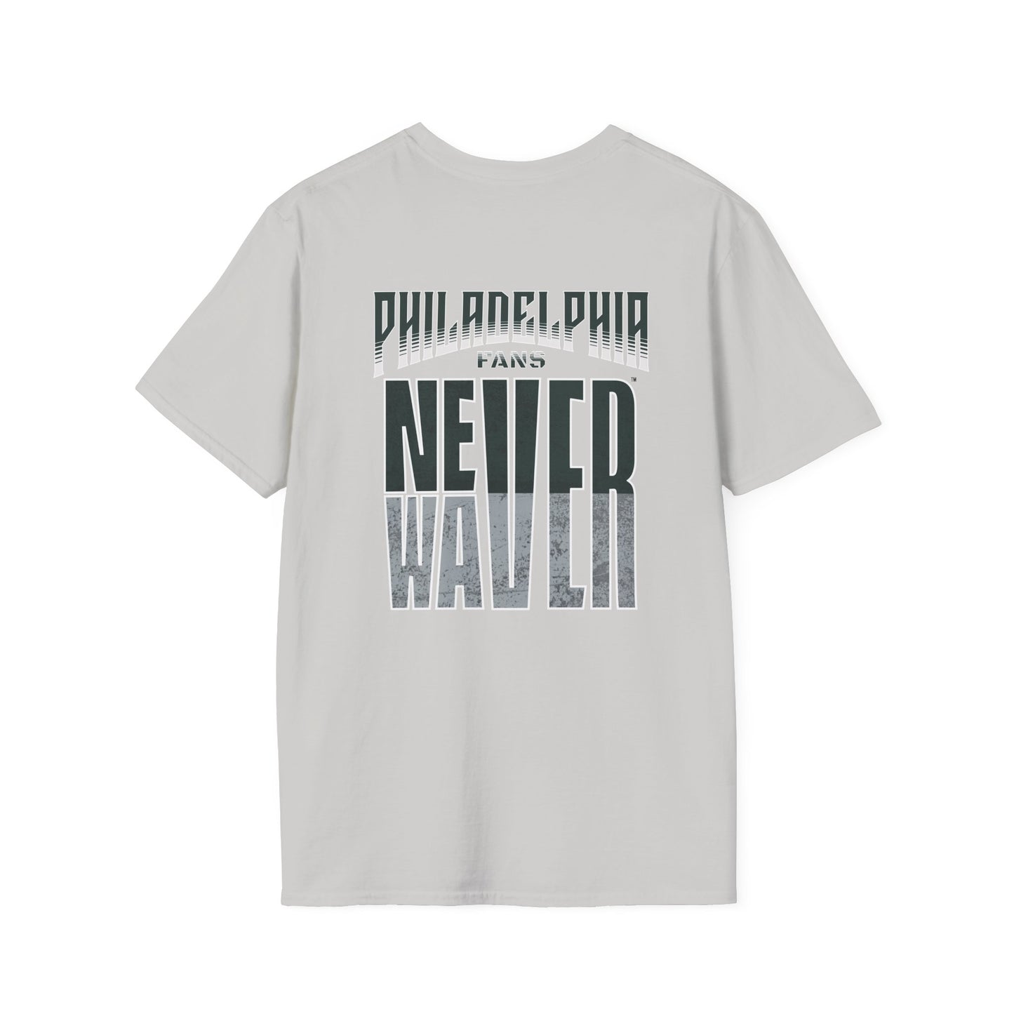 Philadelphia Fans Never Waver Unisex Softstyle T-Shirt