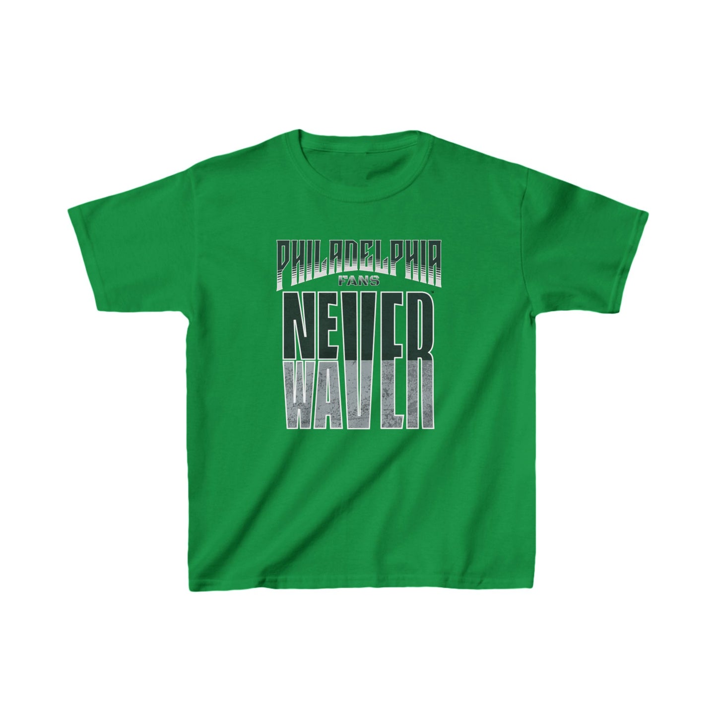 Philadelphia Fans Never Waver Kids Heavy Cotton™ Tee