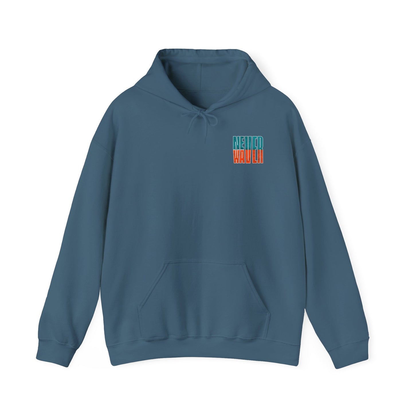 Miami Fans Never Waver Unisex Heavy Blend™ Hooded Sweatshirt