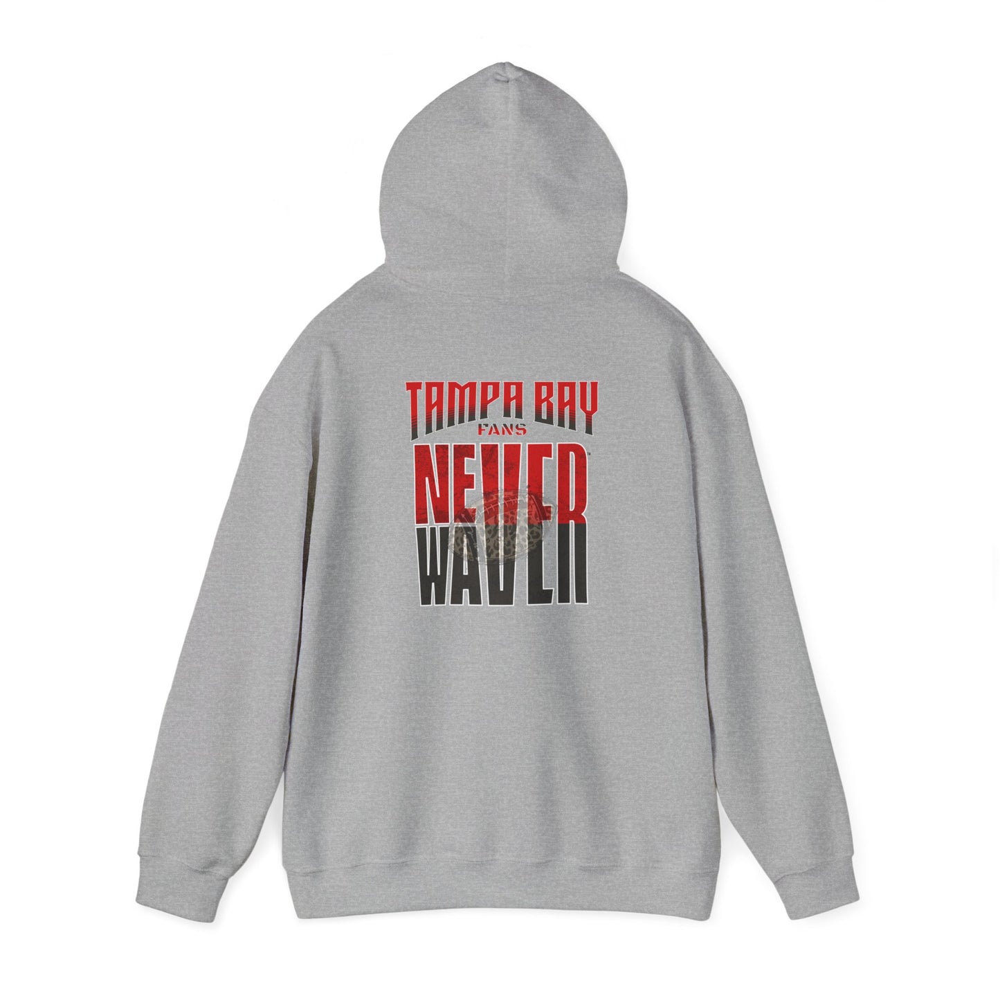 Tampa Bay Fans Never Waver W-Leopard Football Unisex Heavy Blend™ Hooded Sweatshirt