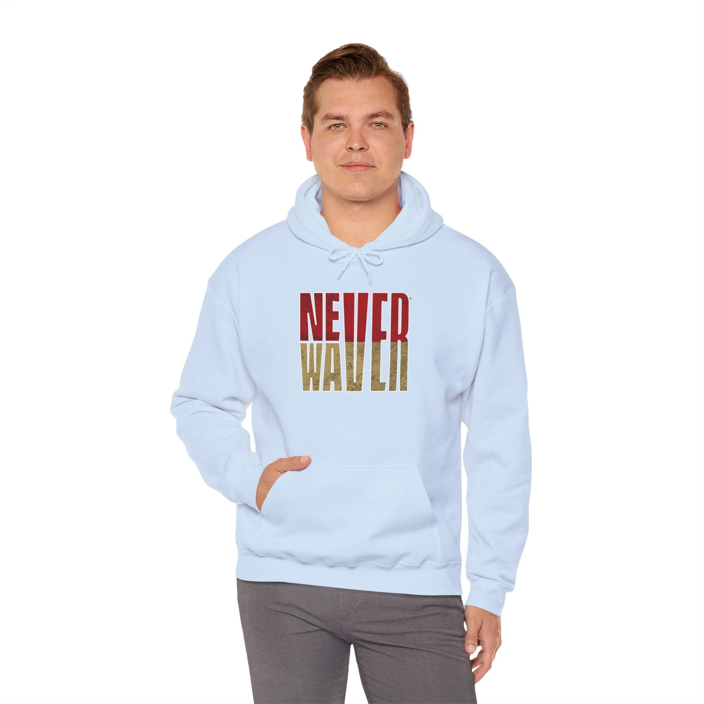 San Francisco Fans Never Waver Unisex Heavy Blend™ Hooded Sweatshirt