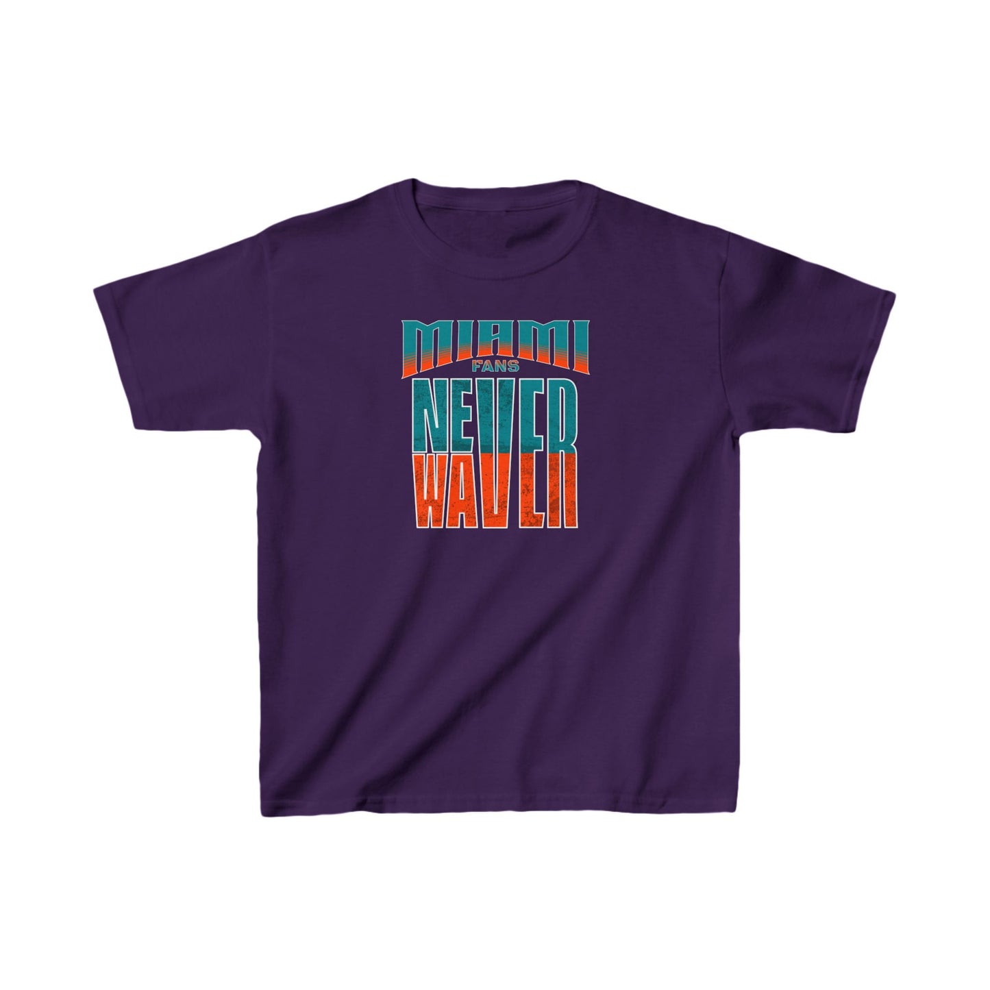 Miami Fans Never Waver Kids Heavy Cotton™ Tee