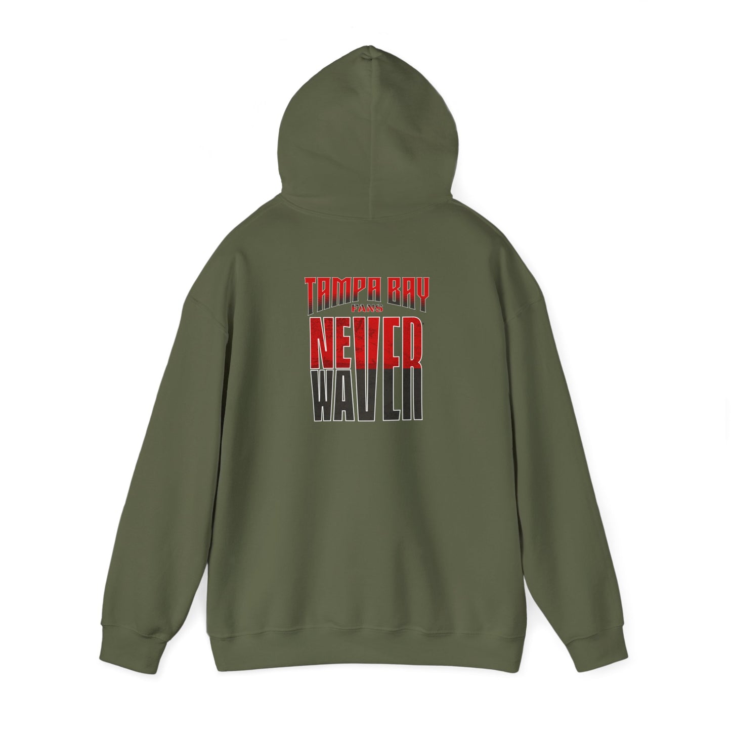 Tampa Bay Fans Never Waver Unisex Heavy Blend™ Hooded Sweatshirt