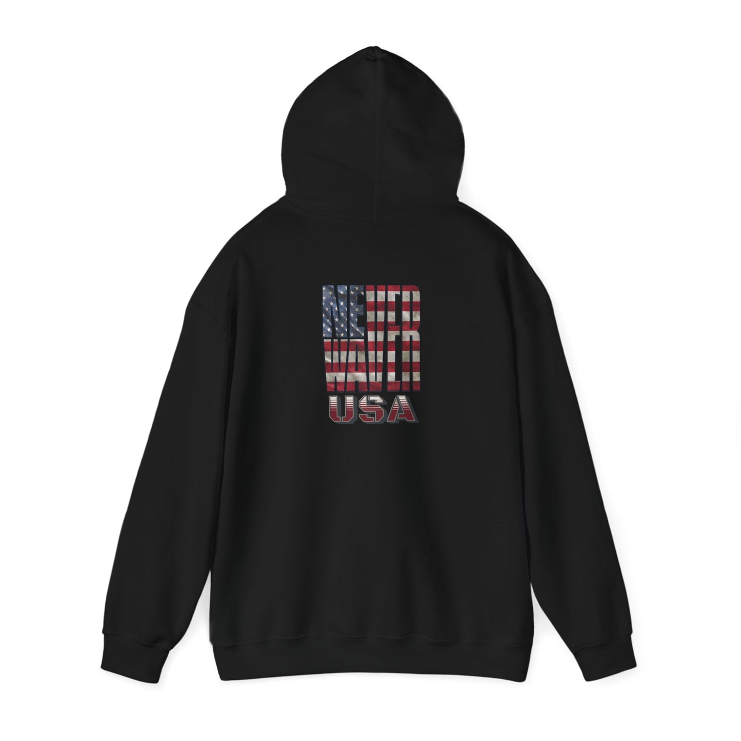 Never Waver USA Unisex Heavy Blend™ Hooded Sweatshirt