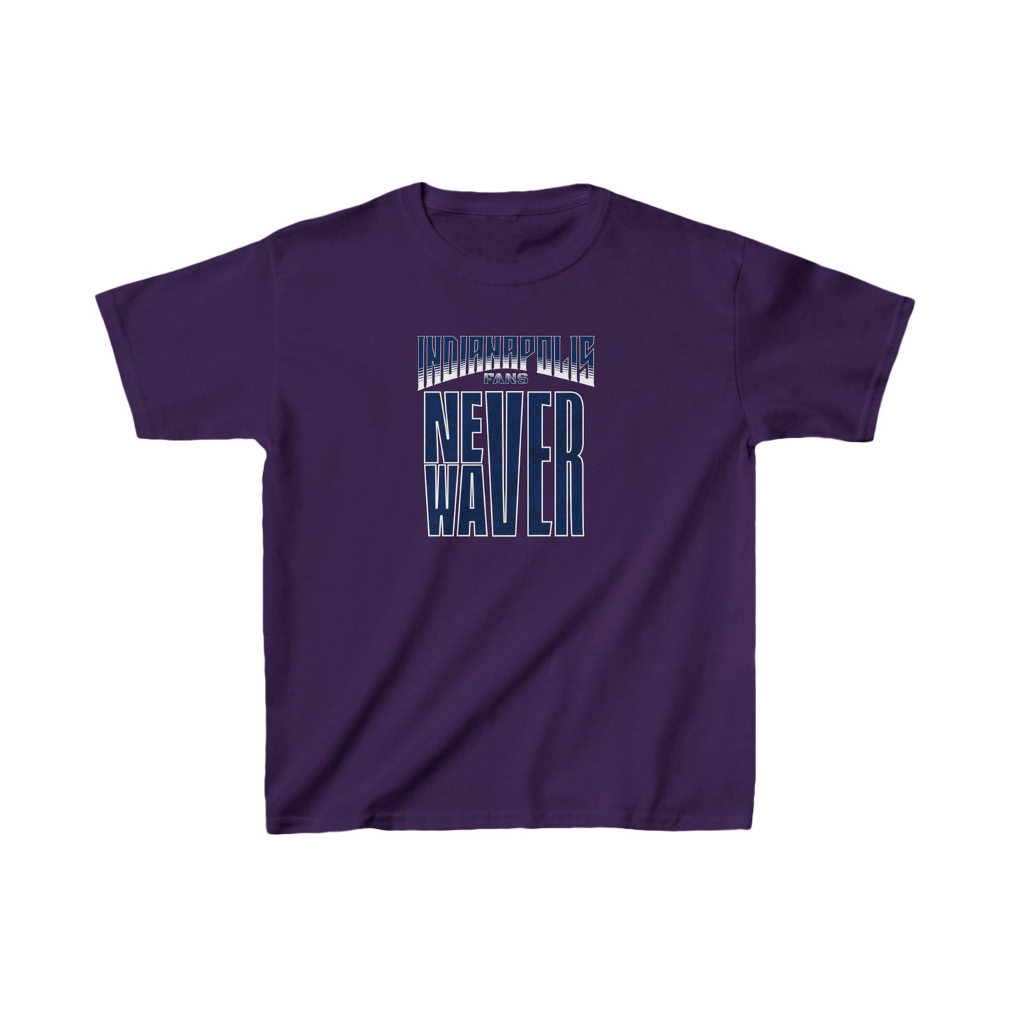 Indianapolis Fans Never Waver Kids Heavy Cotton™ Tee