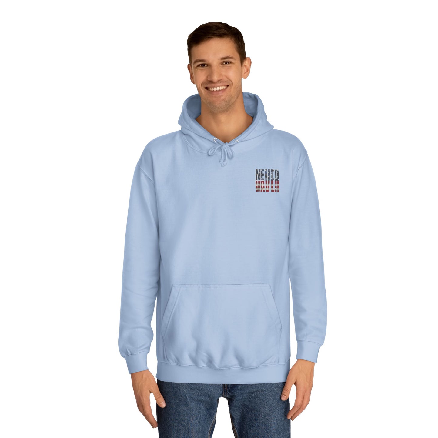 Never Waver Definition Unisex College Hoodie