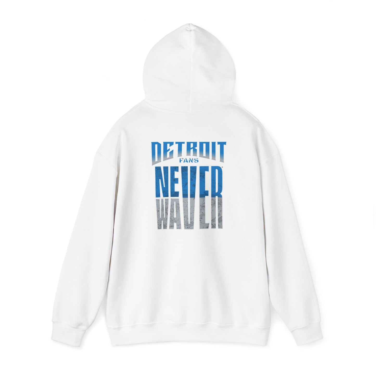 Detroit Fans Never Waver Unisex Heavy Blend™ Hooded Sweatshirt