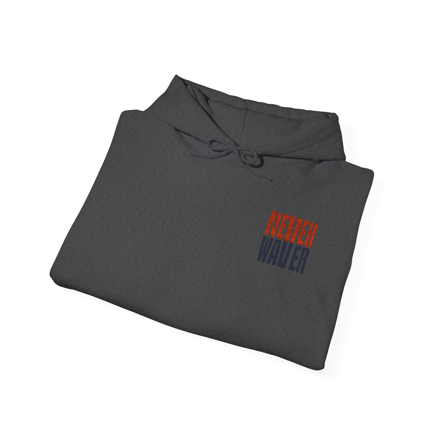 Unisex Heavy Blend™ Hooded Sweatshirt - 'Chicago Fans Never Waver' Motivational Apparel