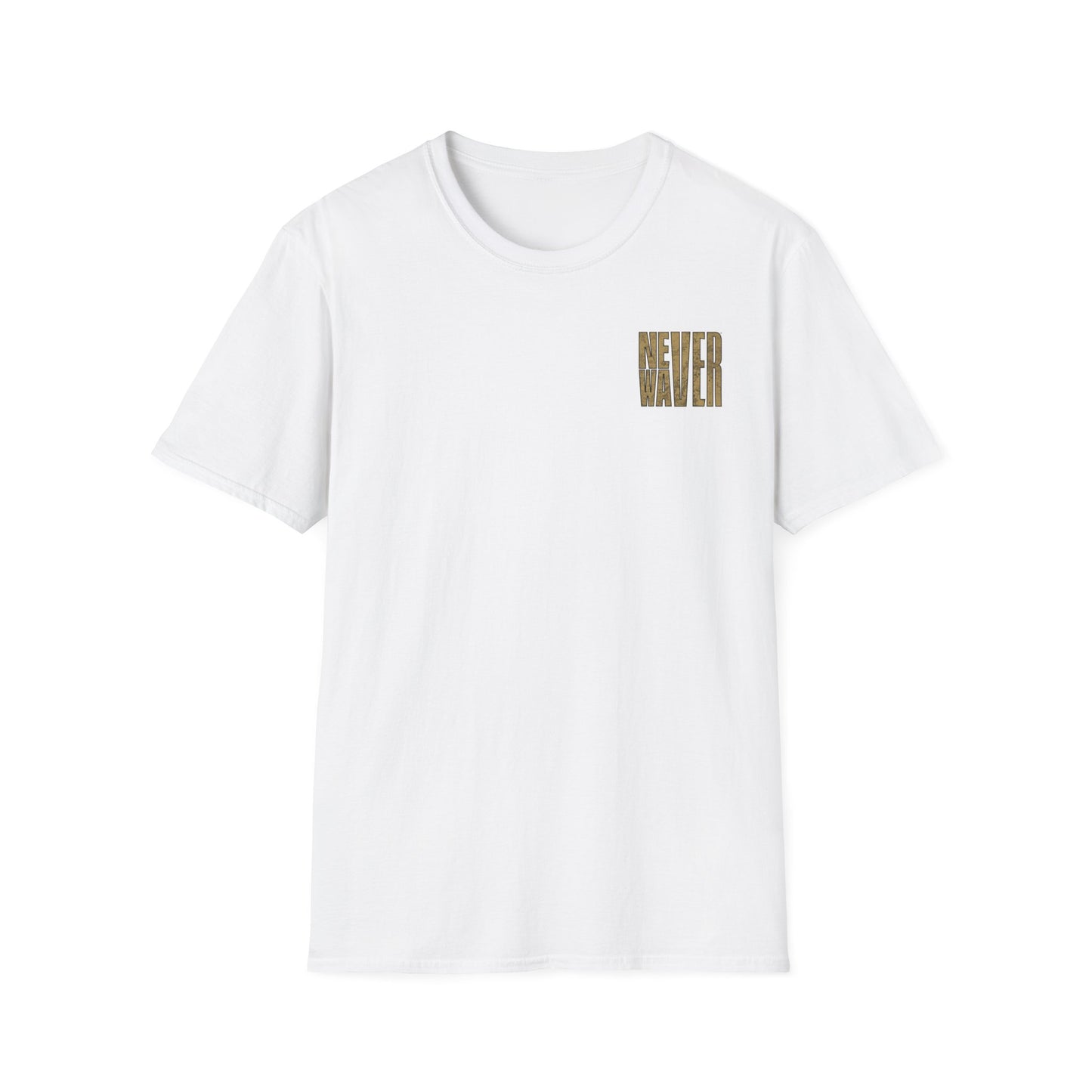 New Orleans Fans Never Waver Unisex Softstyle T-Shirt