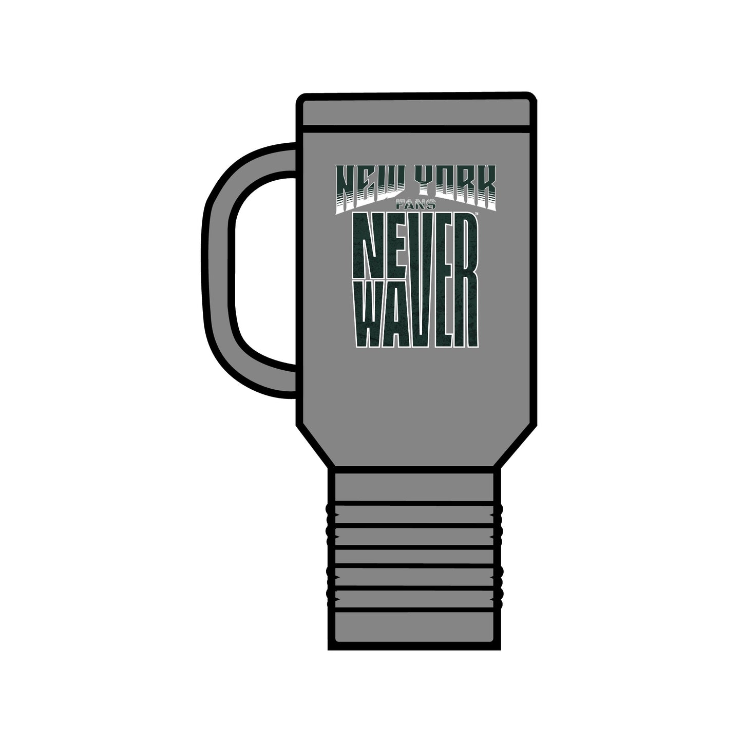 New York Fans Never Waver Insulated Travel Mug, 40oz