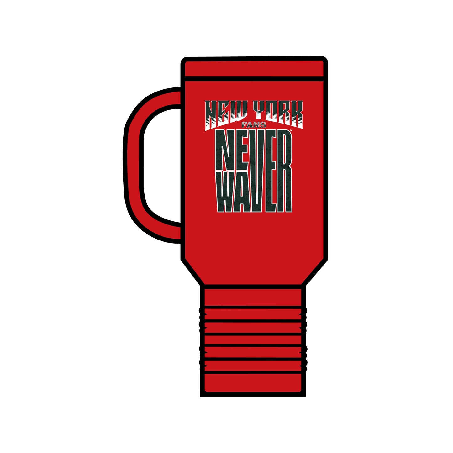 New York Fans Never Waver Insulated Travel Mug, 40oz