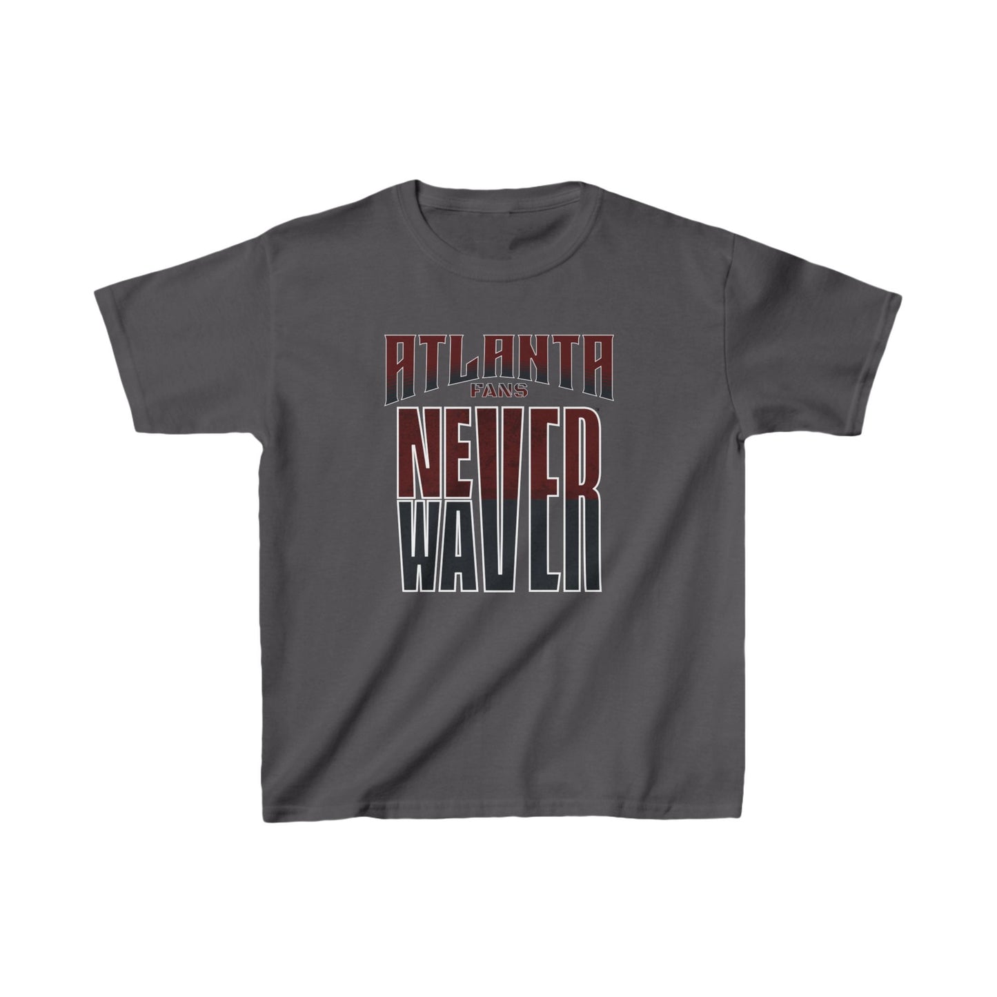 Atlanta Fans Never Waver Kids Heavy Cotton™ Tee