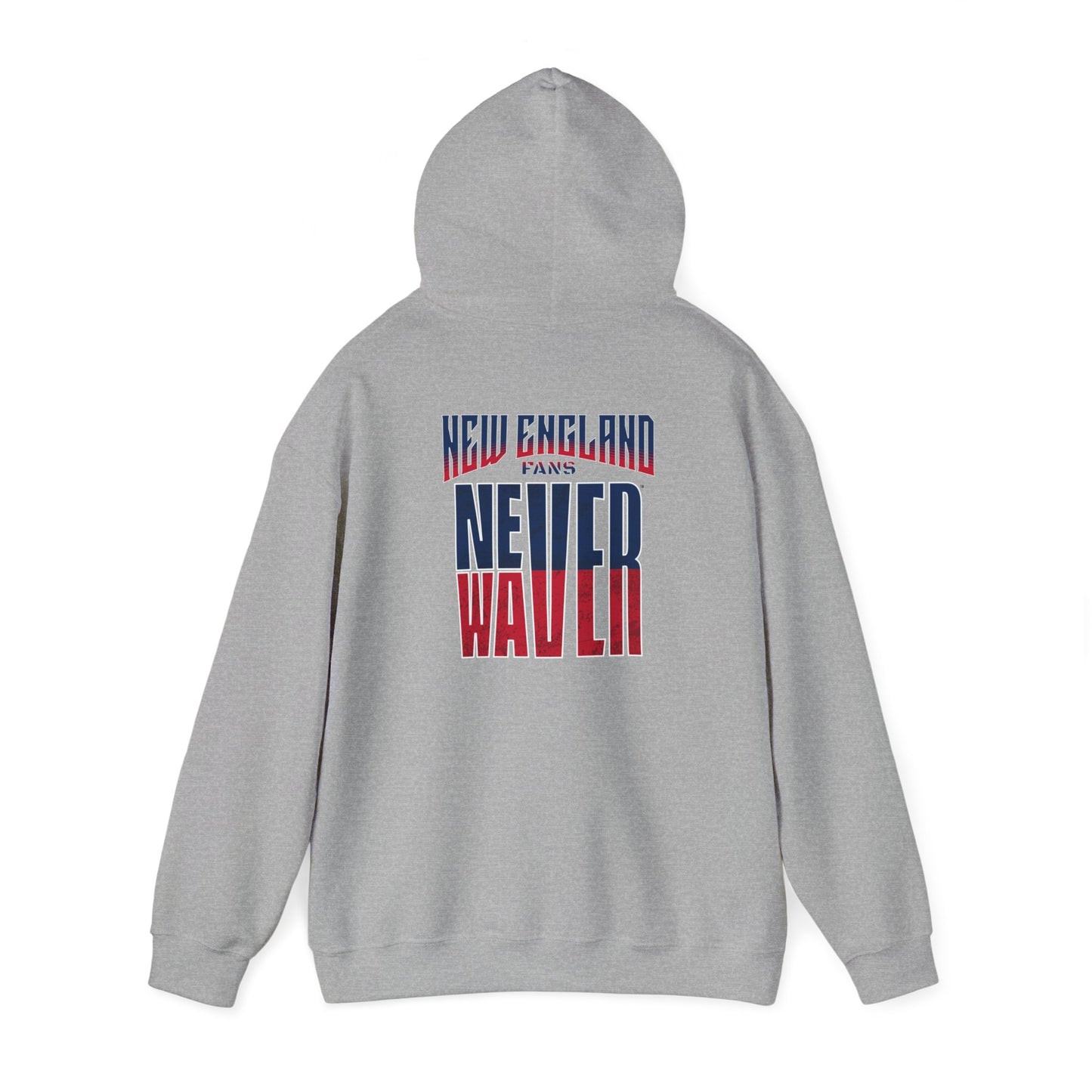 New England Fans Never Waver Unisex Heavy Blend™ Hooded Sweatshirt