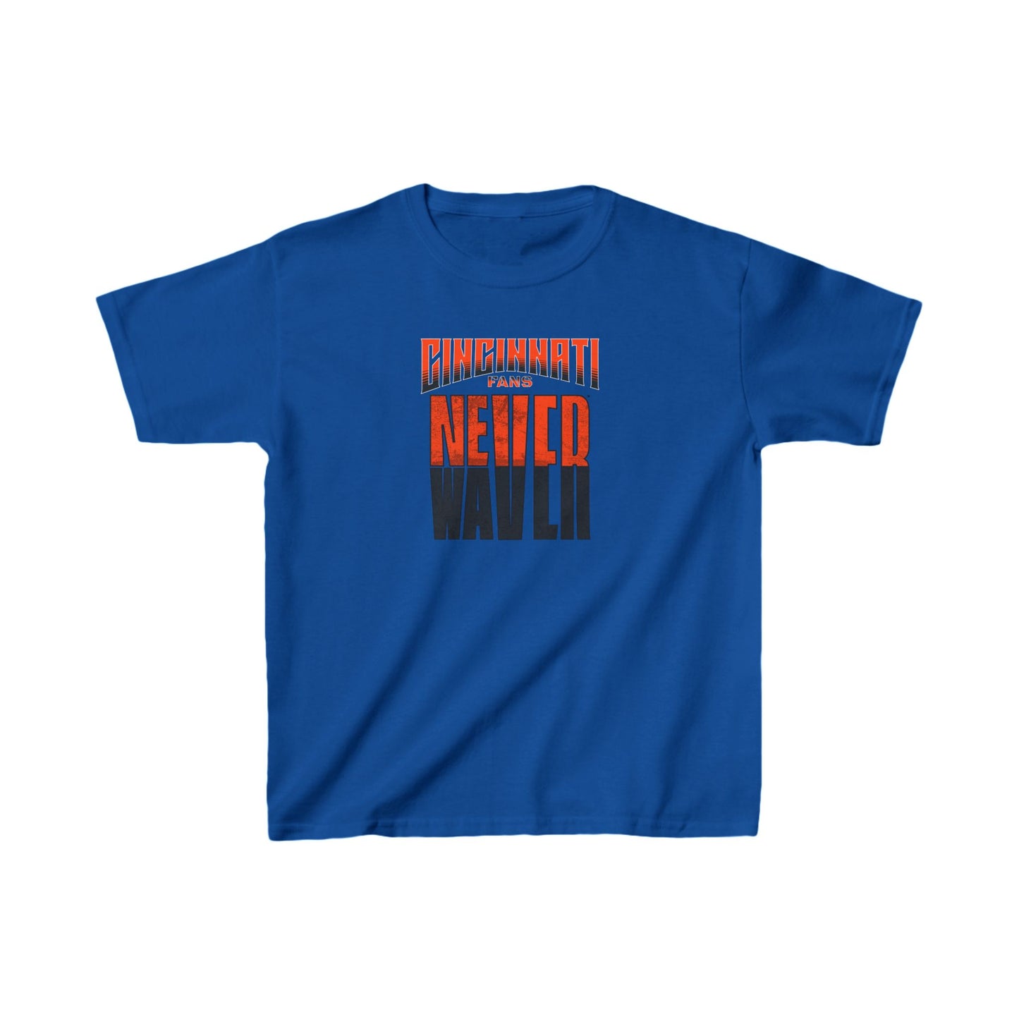 Cincinnati Fans Never Waver Kids Heavy Cotton™ Tee