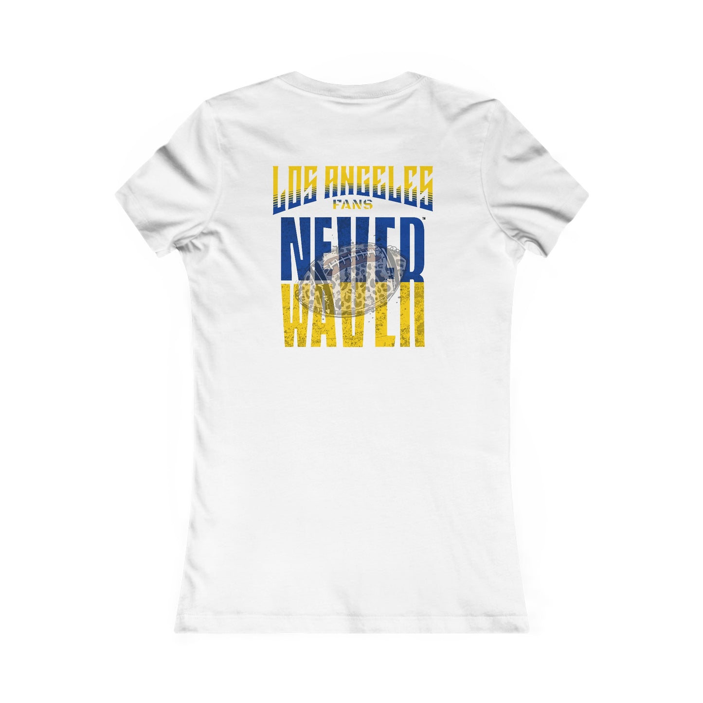 Los Angeles Fans Never Waver W-Leopard Football Women's Favorite Tee