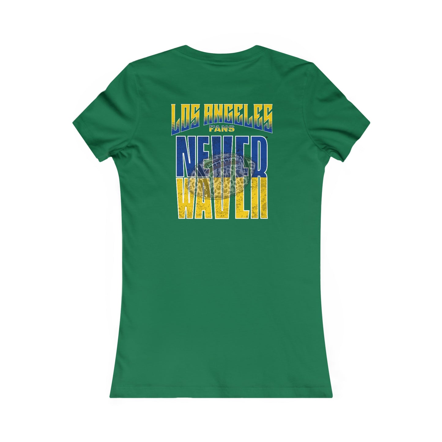 Los Angeles Fans Never Waver W-Leopard Football Women's Favorite Tee