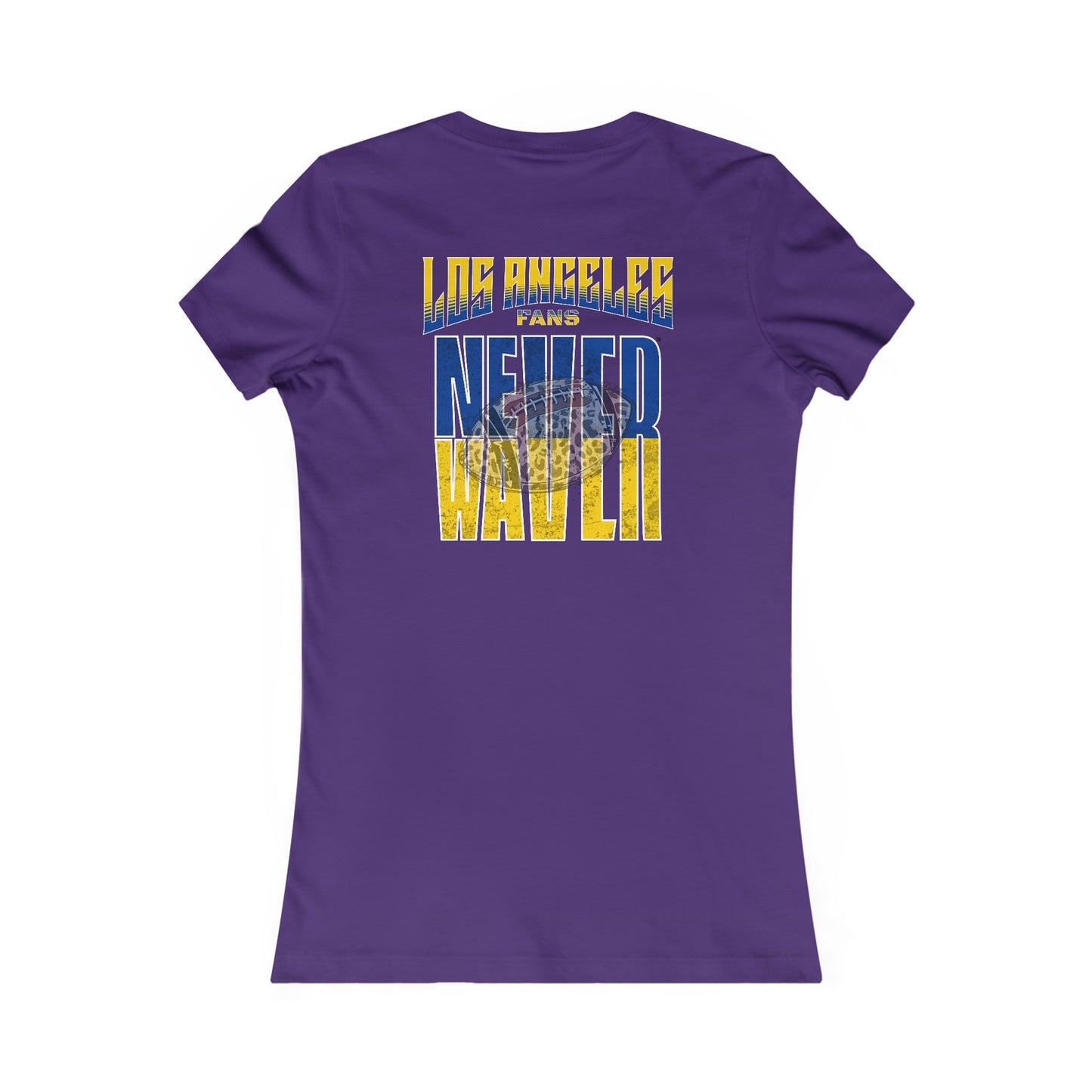 Los Angeles Fans Never Waver W-Leopard Football Women's Favorite Tee