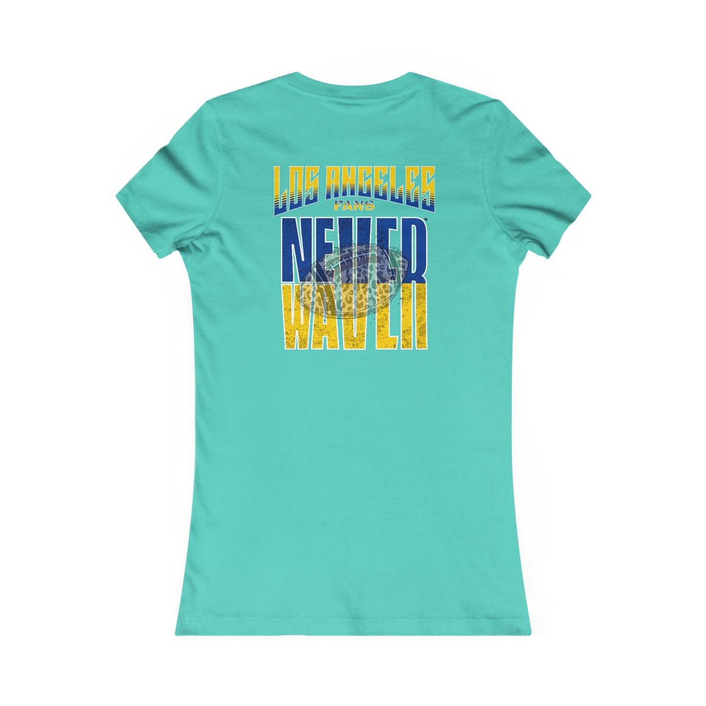 Los Angeles Fans Never Waver W-Leopard Football Women's Favorite Tee