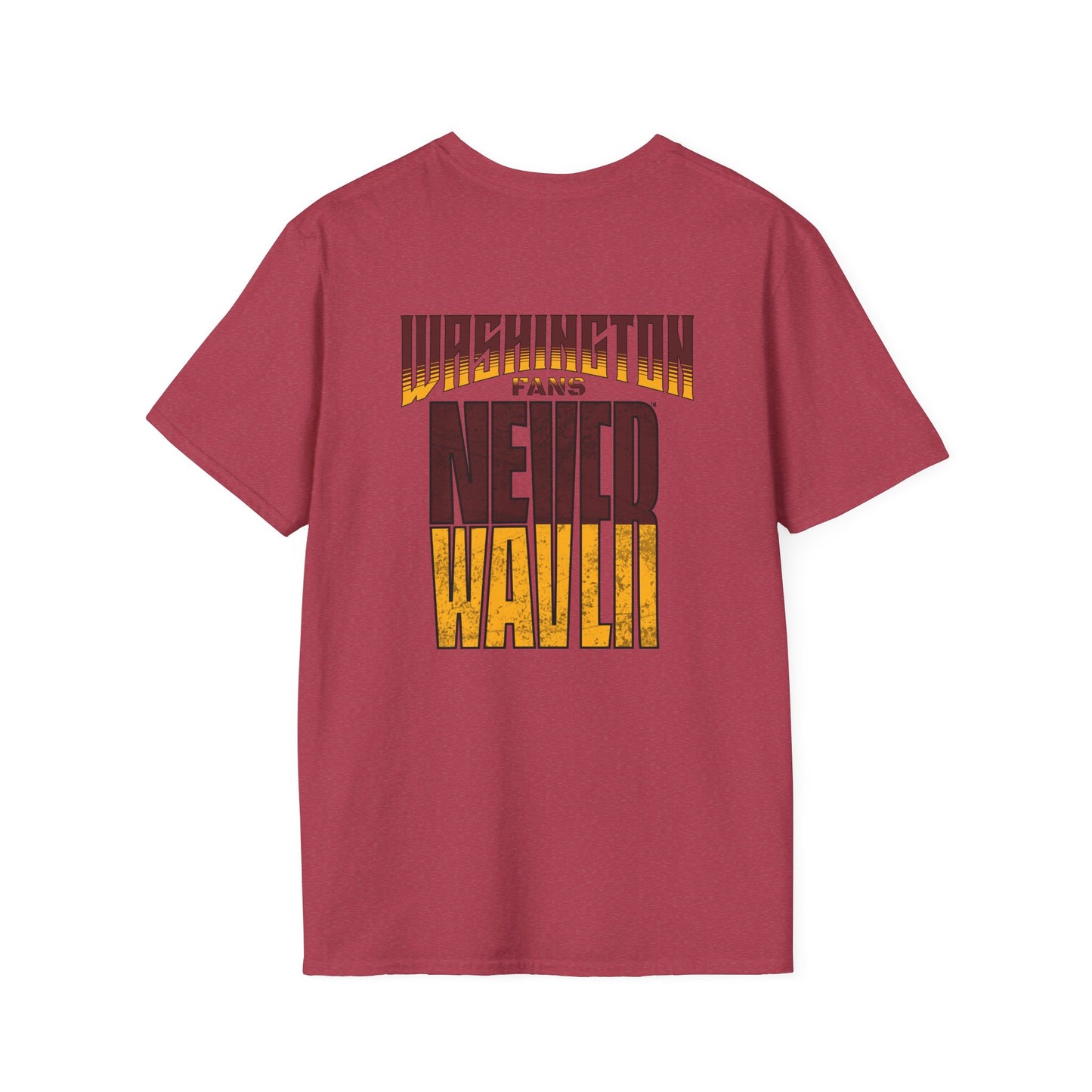 Washington Fans Never Waver Unisex Softstyle T-Shirt