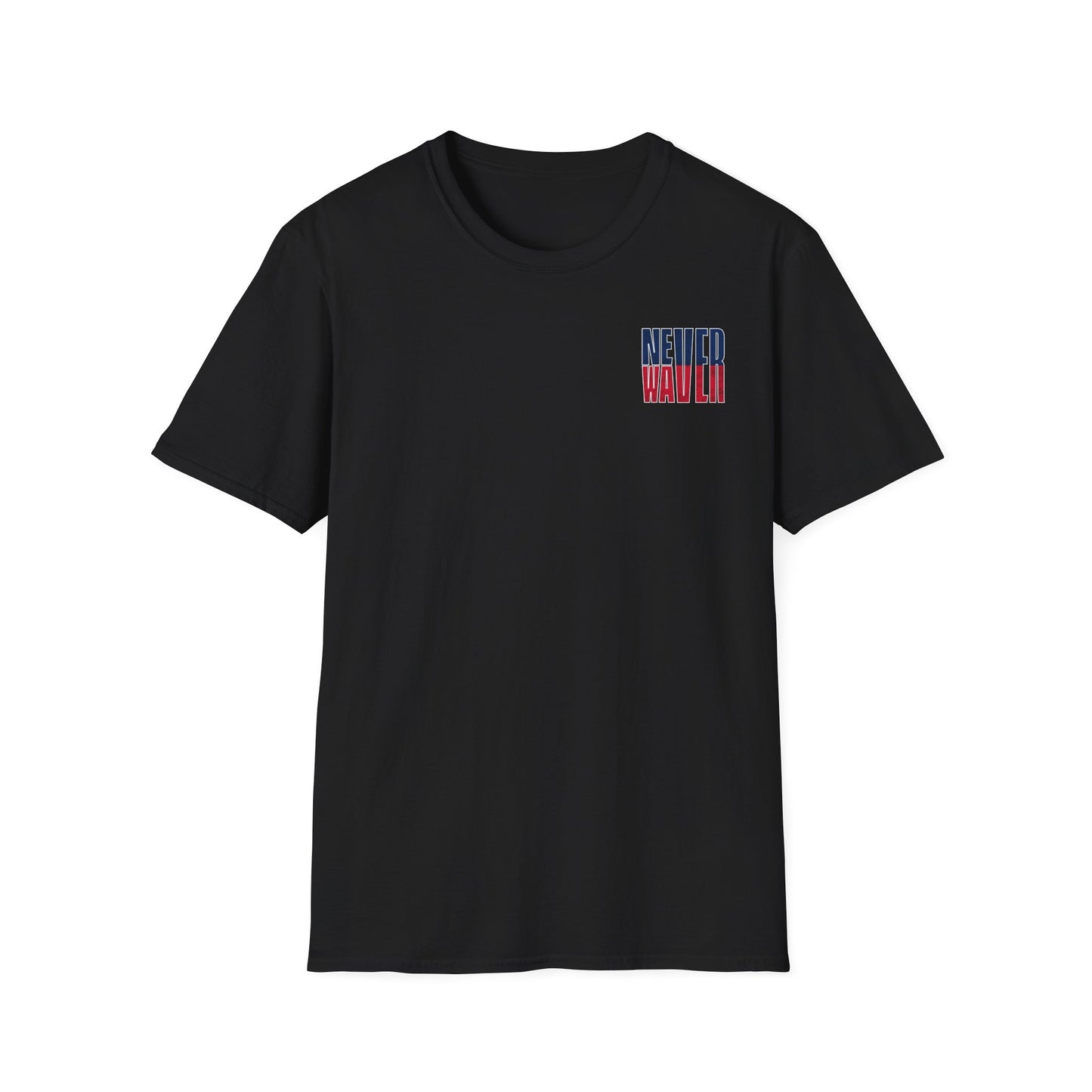 New England Fans Never Waver Unisex Softstyle T-Shirt