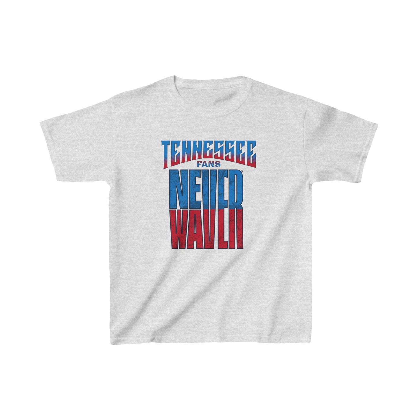 Tennessee Fans Never Waver Kids Heavy Cotton™ Tee