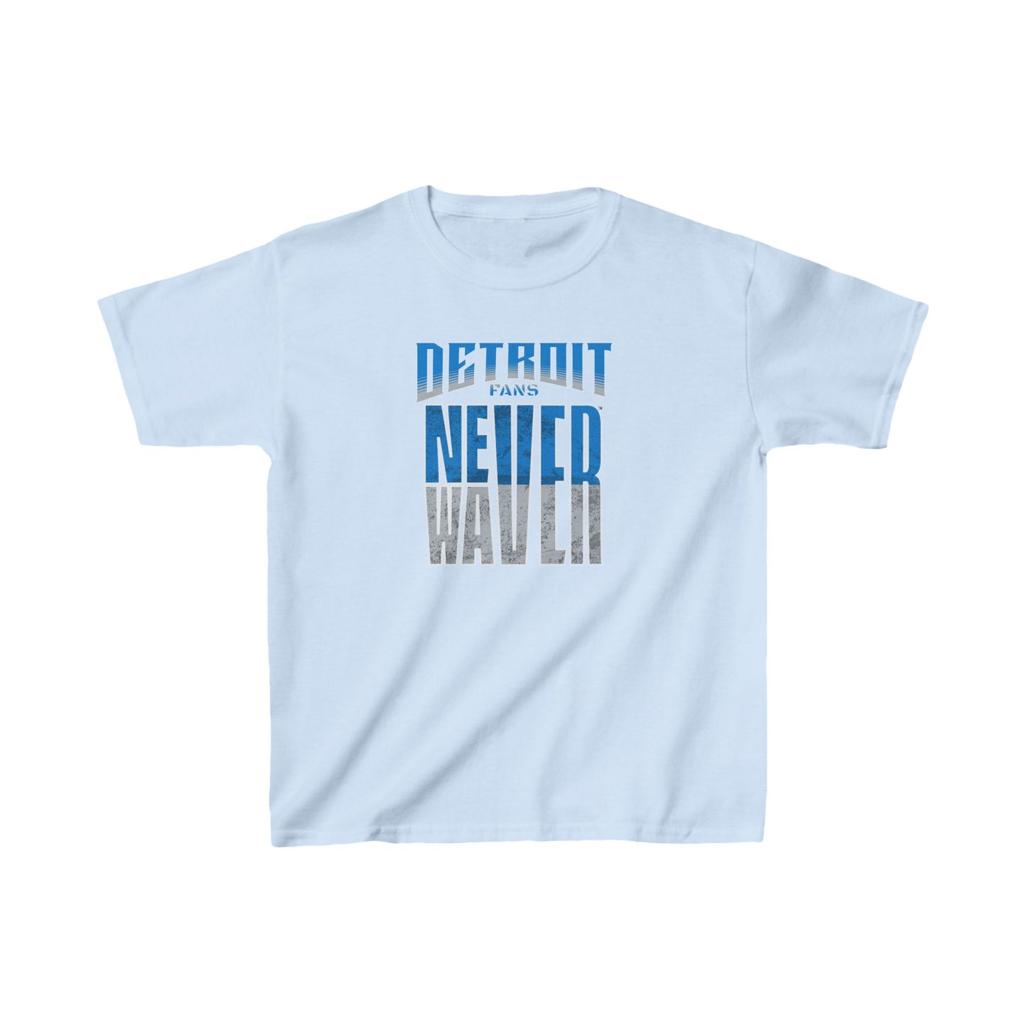 Detroit Fans Never Waver Kids Heavy Cotton™ Tee