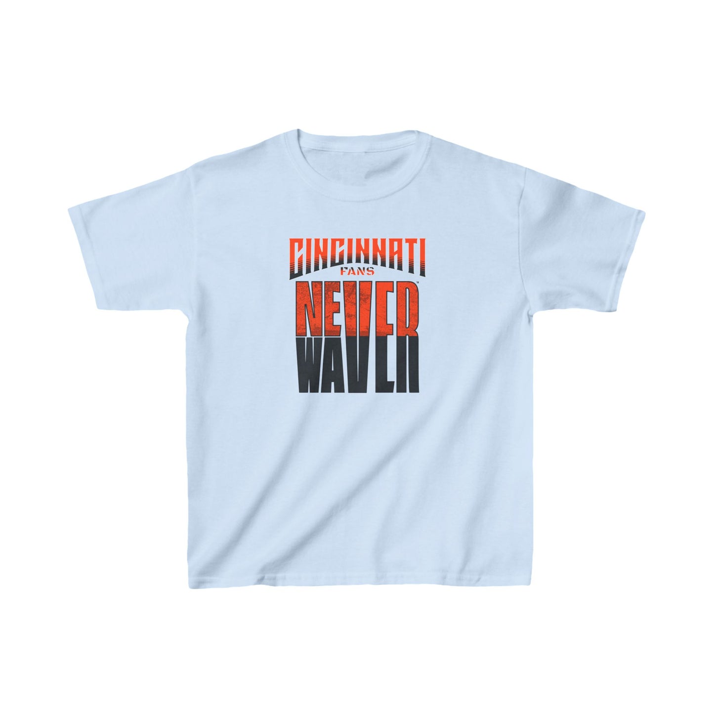 Cincinnati Fans Never Waver Kids Heavy Cotton™ Tee