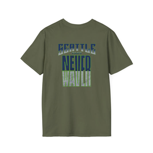 Seattle Fans Never Waver Unisex Softstyle T-Shirt