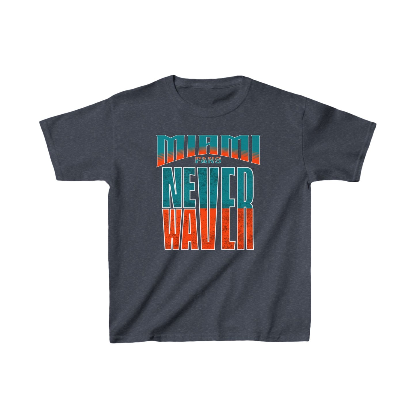 Miami Fans Never Waver Kids Heavy Cotton™ Tee